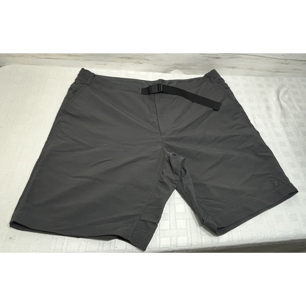 THE NORTH FACE Size 40 Mens Gray Belted Hiking Trail Nylon Shorts Biking swim